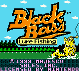 Black Bass - Lure Fishing Title Screen